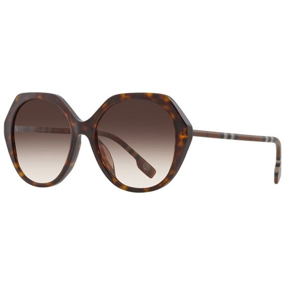 NWT BURBERRY SUNGLASSES WOMEN HAVANA - Picture 1 of 4